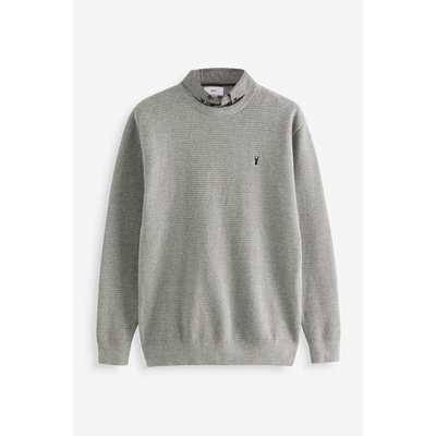 Pull ras du cou avec col style chemise NEXT