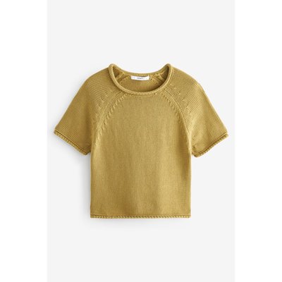 T-shirt en maille à bords roulés NEXT