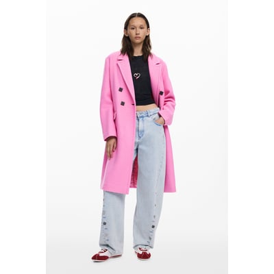 Manteau croisé à boutons DESIGUAL