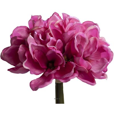 Bouquet de magnolias artificiels Fuchsia ARTIFICIELLES