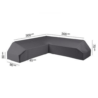 Garden Platform Cover 300x300x90xH30/45/70cm AEROCOVER