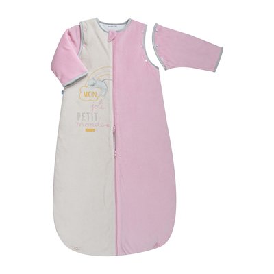 Gigoteuse voiture 6/36m velours rase bio eliza SUCRE D'ORGE