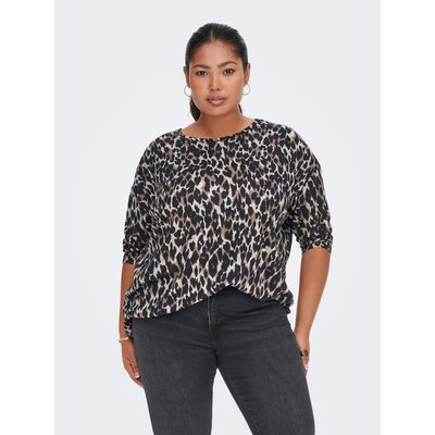 T-shirt manches 3/4 imprimé ONLY CARMAKOMA