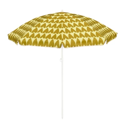 Parasol de plage à imprimé cœur HEART MICA DECORATIONS