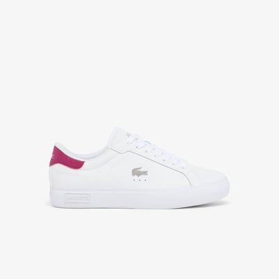 Sneakers Powercourt femme en cuir LACOSTE