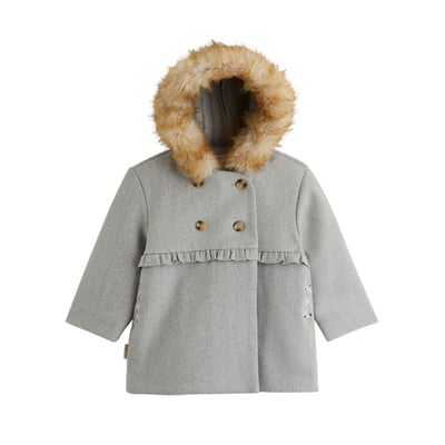 Manteau enfant avec capuche Jeanne PETIT BEGUIN