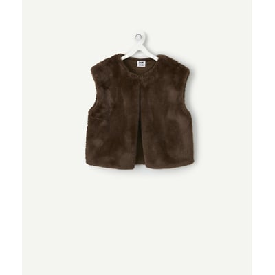 Gilet sans manches duveteux TAPE A L'OEIL