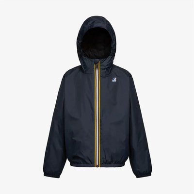 Coupe-vent zippé à capuche, doublé en jersey K-WAY