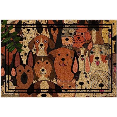 Paillasson en PVC 40 x 60 cm Door Cane Carino HANAH HOME