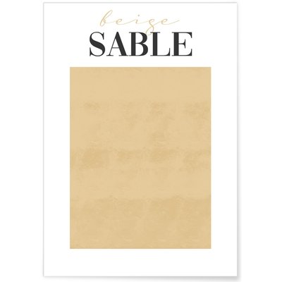 Affiche Beige Sable L'AFFICHERIE
