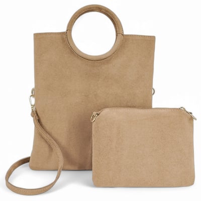 Sac à main et bandoulière en croute de cuir italien CHARLOTTE OH MY BAG