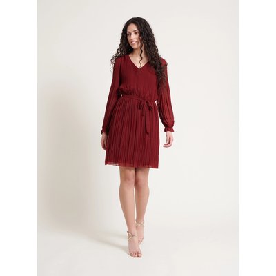 Robe courte plissée SURI NAF NAF