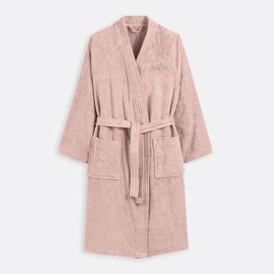 Peignoir éponge col kimono personnalisé, Haxel LA REDOUTE INTERIEURS