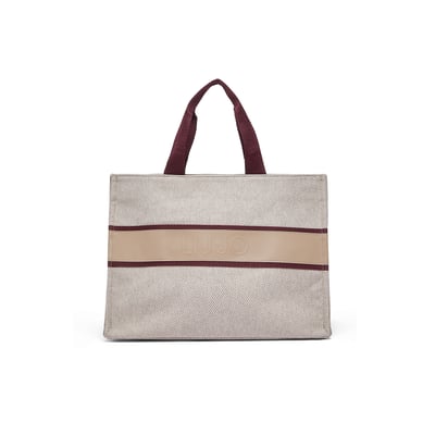 Grand sac cabas en tissu LIU JO