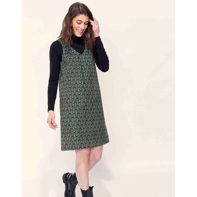Robe chasuble imprimée en velours MASA LA FIANCÉE