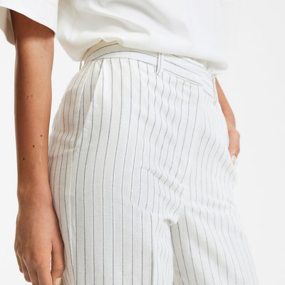 Pantalón loose, ancho, con talle alto LA REDOUTE COLLECTIONS