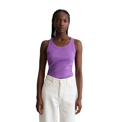 Débardeur côtelé DfC slim en jersey stretch de coton bio MARC O’POLO DENIM