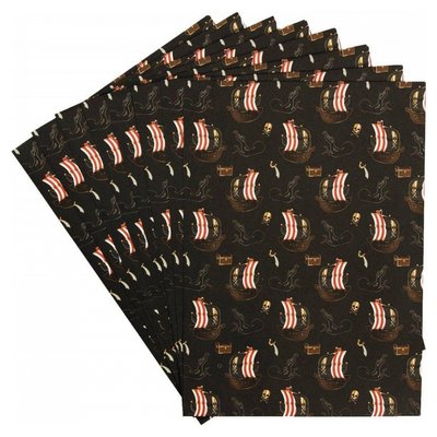 pochettes papier theme pirate TIM & PUCE
