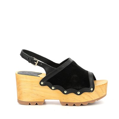 Sabots à talon en bois Kick Wedge Wood KICKERS