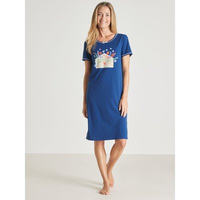 Daxon chemise de nuit manches courtes La Redoute