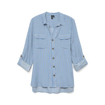 Gestreifte Bluse mit langen Ärmeln VERO MODA
