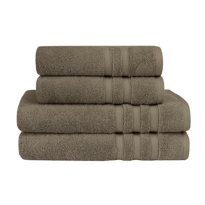 Ensemble de bain 4 pièces 600 g/m² SENSILK SENSEI MAISON