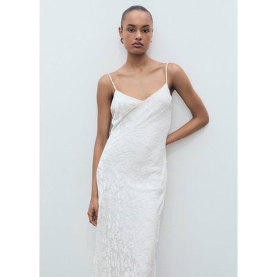 Robe dévorée à fleurs MANGO