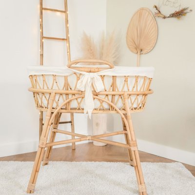 Berceau 40x80cm et son support en rotin naturel - JUNE SAUDARA COLLECTIONS