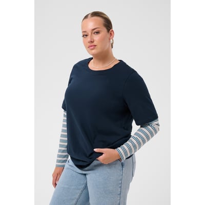 T-shirt à manches longues KAFFE CURVE