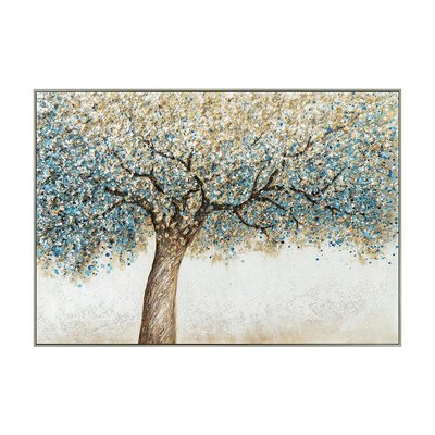 Tableau arbre en fleur 100x70 cm PIER IMPORT