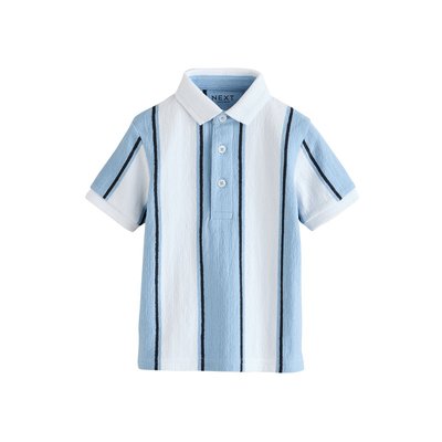 Polo texturé à manches courtes NEXT