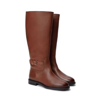 Bottes plates en cuir TOMMY JEANS
