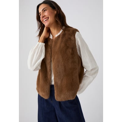 Veste sans manches toucher doux DAMART