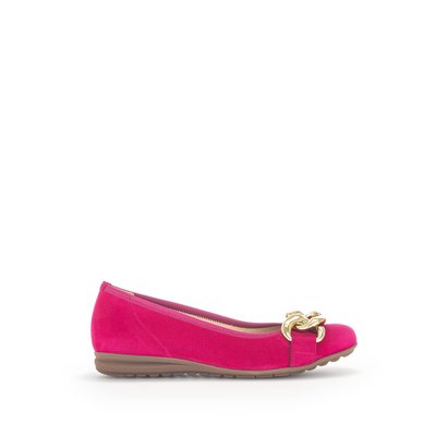 Ballerines en cuir à talon compensé GABOR