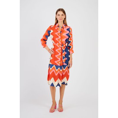 Robe chemise imprimée PRISCILLA DERHY
