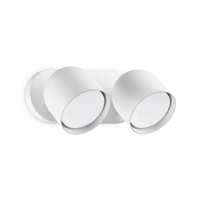 Applique double spot métal blanc Dodo orientable MILLUMINE