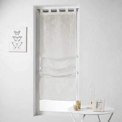 Store Voilage Haltonas naturel 45x180cm DOUCEUR D'INTÉRIEUR