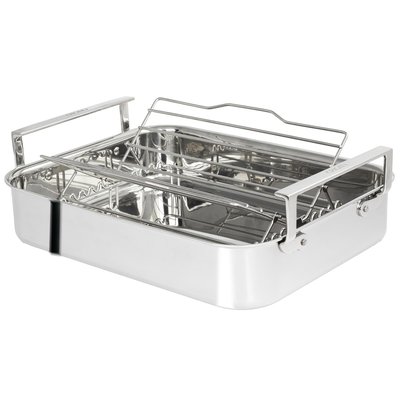 Plat à four inox - avec accessoires COMPLÉMENTS CRISTEL