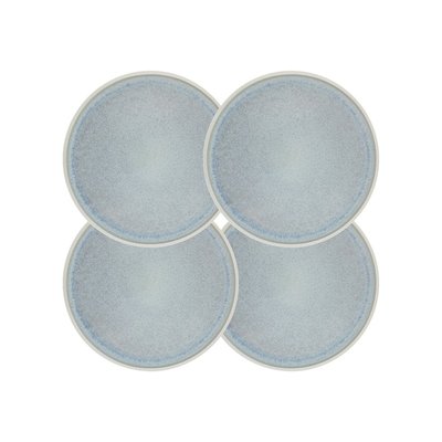 Lot de 4 grandes assiettes, BOREA ARTIME