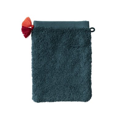 Gant de toilette coton ECLATS CARRE BLANC