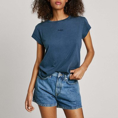 T-Shirt Avec Logo Brodé PEPE JEANS
