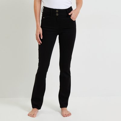 Jean noir taille haute La Redoute