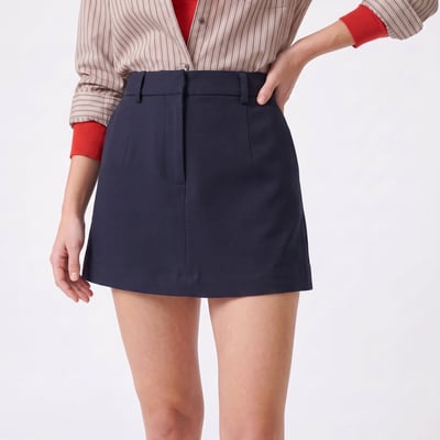 Short-jupe taille haute avec bande élastique à l'arrière LORISSAE ARTLOVE