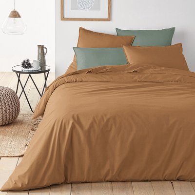 Housse de couette unie percale coton bio Scenario LA REDOUTE INTERIEURS