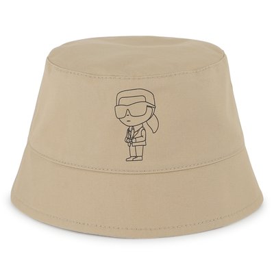 Bob réversible en coton sergé KARL LAGERFELD KIDS