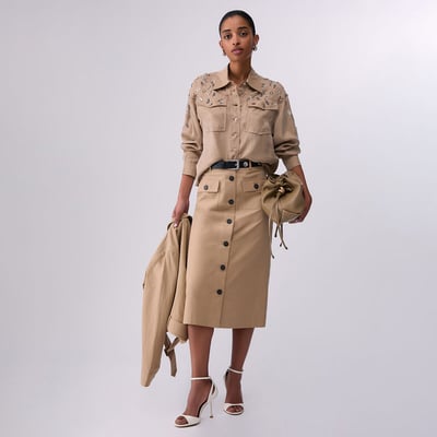 Chemise avec applications bijoux LIU JO