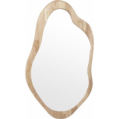 Miroir mural ondulé bois naturel style organique élégant RECOLLECTION