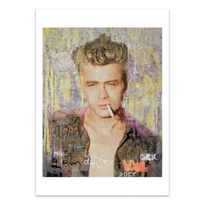Affiche d’art 50 x 70 cm - Live fast Die young - Mr Pablo Costa WALL EDITIONS