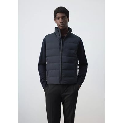 Gilet matelassé en duvet déperlant MANGO MAN