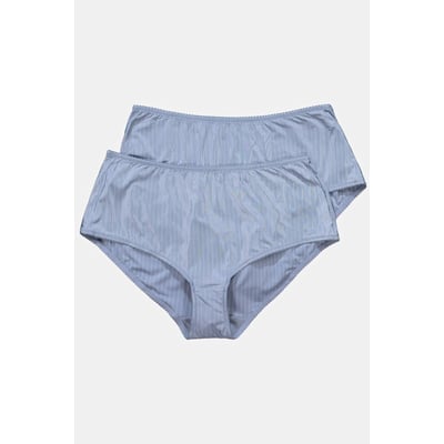 Slips, lot de 2, rayures, coupe plus haute ULLA POPKEN